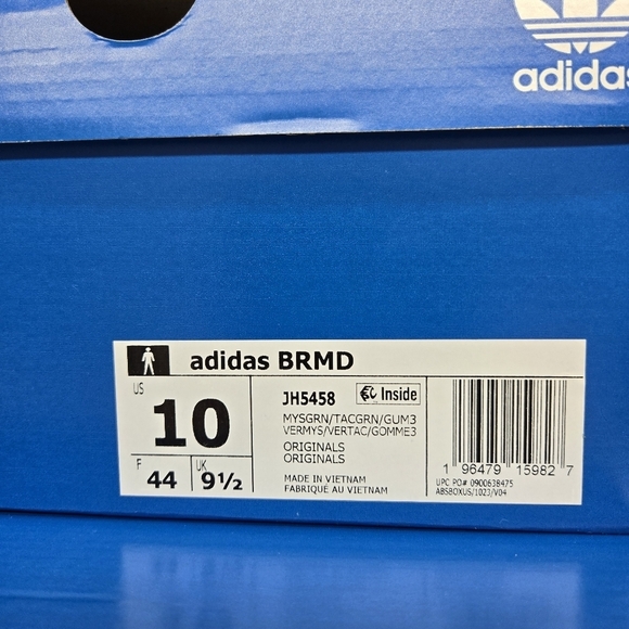 New adidas Bermuda Mystery Green Men\'s Running Shoes Size 10